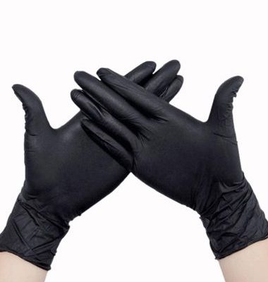 Guante Nitrilo Negro x Caja 50 unidades